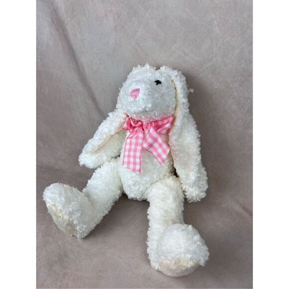 Vintage 90s Dan Dee Stuffed Bunny Stuffed Animal - Picture 3 of 8